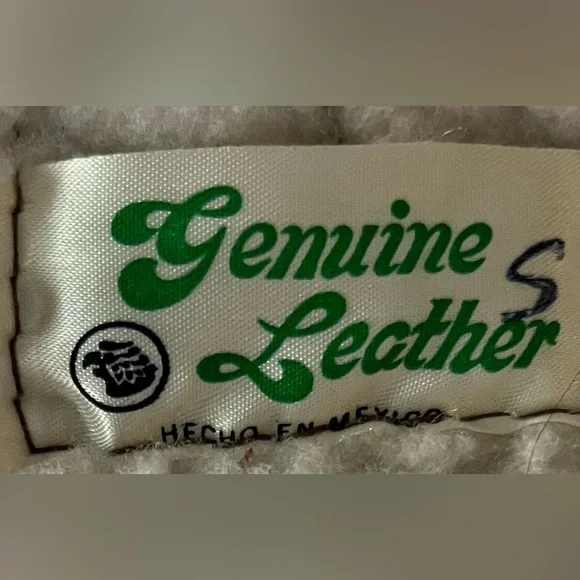 Vintage Fleece Lined Leather Vest - Picture 5 of 5